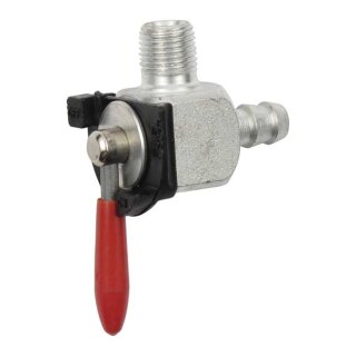 RED HANDLE PETCOCK, REAR OUTLET