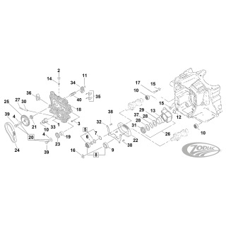 GZP Cam chain guide TC99-06 except FXD06