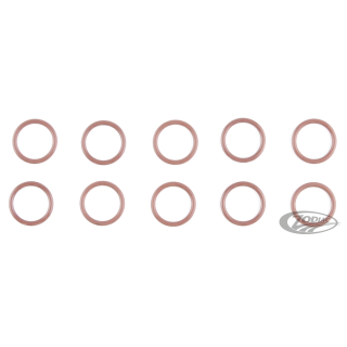 10PCK M8 CAM PLATE TO OIL PUMP O-RING