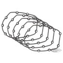 5PCK M8 CAM COVER GASKET .032" AFM