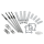 S&S Quickee pushrod kit TC99-17 chrome