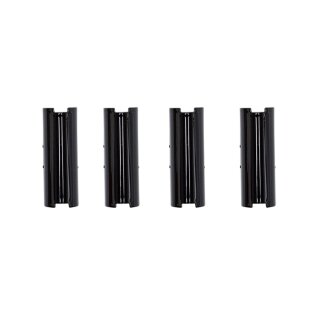 S&S PUSHROD CVR KEEPERS BT48-17 BLACK