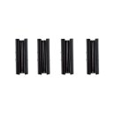 S&S PUSHROD CVR KEEPER SET ME17-up BLACK