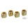 GZP Pushrod cup with gold skull set 4