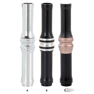 10-GAUGE PUSHROD COVERS TC99-17 CHROME