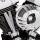 DEEP CUT PUSHROD CVRS CHROME