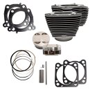 ME17-up 128" big bore kit black w/highli