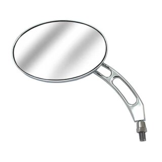 H-D style custom mirror, 10mm. Chrome