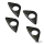 Cyl.base stud spacers BT78-84 black 8pck