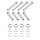 S&S cyl. head bolt kit BT93-17 XL92-UP