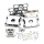 S&S Rocker kit TC99-17 chrome