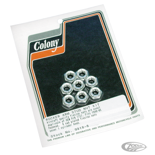 Panhead rocker stud flex lock nuts set/8