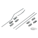 GZP Rocker oil line kit XL chrome #17324