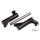 Rocker arm bush for roller rockers set