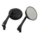ROUND, ROTATABLE STEM MIRROR SET