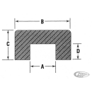 Valve stem lash cap .2756x.355x.160x.080