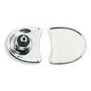 Touring fairing mount mirror kit. Single Vision, chrome