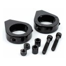 Blinker Halter Kit schwarz 39mm Gabel für Harley