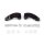 Mirror extension set. Black