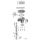 Cylinder head bolt long 45CI 1:5CR zinc