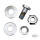Upper motor mount kit 45CI Chrome