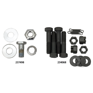 Upper motor mount kit 45CI white plated