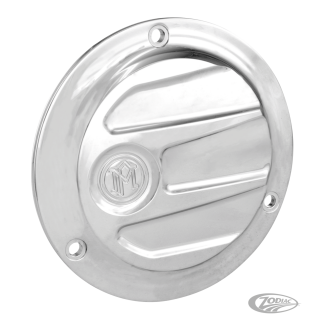 PM Scallop Derby cover Chrome 3-hole