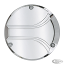 GZP Chrome billet Crested derbycover BT7