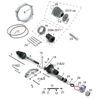 25mm compensator spacer 09-13