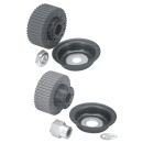 Off-set pulley 1/2" Brute3 1.75"x8mmx45T