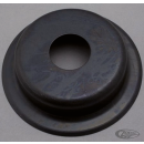 Outside guide for off-set pulley