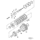 10pck #10-24x9/16" Grd5 hex head bolt