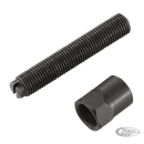 Pushrod adjusting screw without roller