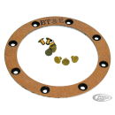 Clutch hub liner/Backing plate w/rivets