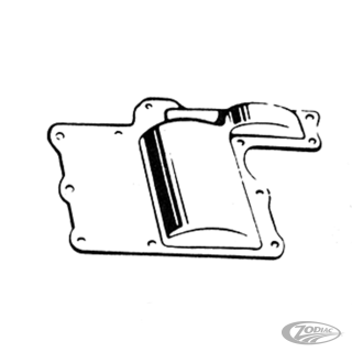 Transmission top cover 45CI chrome