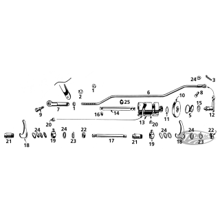 Bushing, gear shifting fork 41-up