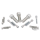 10pck allen bolt No. 10-24x3/8" UNC zinc