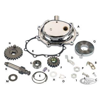 GZP 10pck Tab washer kick gear Big Twin