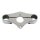 H/B CENTER PART, LATE RISERS, CHROME