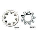 100pck Lockwasher 1/4" internal