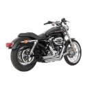 Vance Hines Shortshots Staggered Auspuff chrom für Harley XL Sportster 04-13