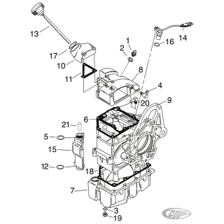 GHDP Oil pan FXD91-98, black