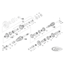 Washer, internal spline