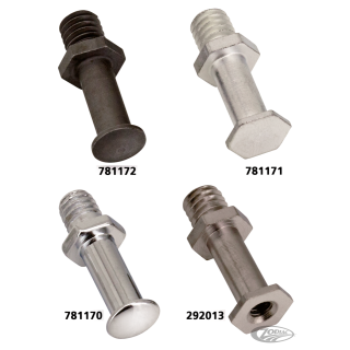 Kicker spring stud, white plated