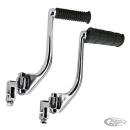 GZP Chrome kickstarter w/flat rubberp