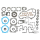 Gasket set Knuckle 36-47 #17028-36