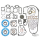 Gasket set BT70-84 #17029-70