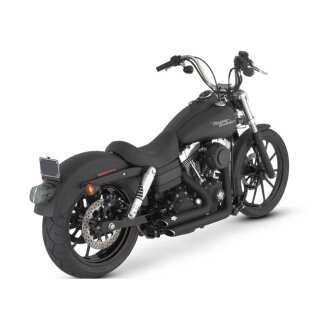 Vance & Hines, 2-1/2" Shortshots staggered exh. Black