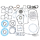 Gasket set Shovel 5 Spd 80-84