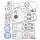 Gasket set cpl. FXR, FLH, FLT 84-91